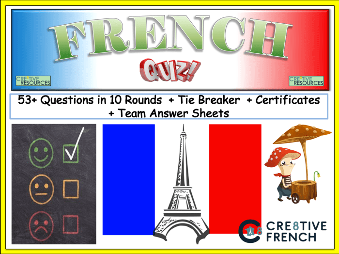 French quiz vocabulary