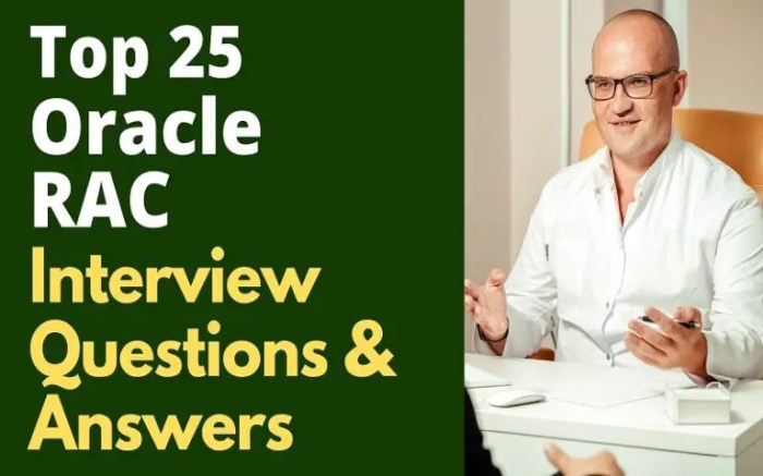 Interview questions on oracle rac