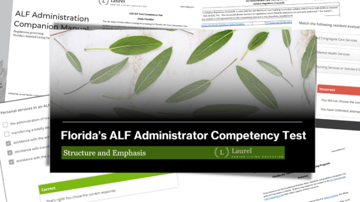 Alf core competency test results